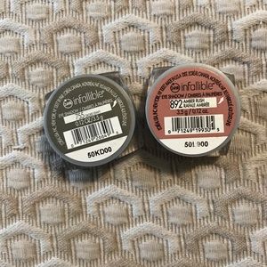 loreal 24hr infallible glitter eyeshadows